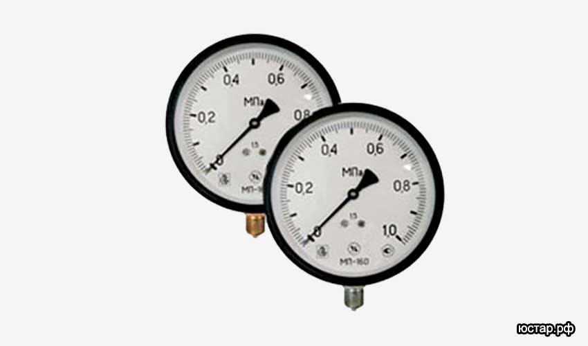 Манометр МП-160 от 0 до 1,6 МПа