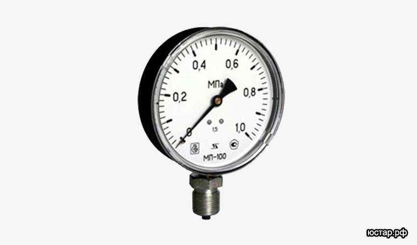 Манометр МП-100 от 0 до 2,5 МПа